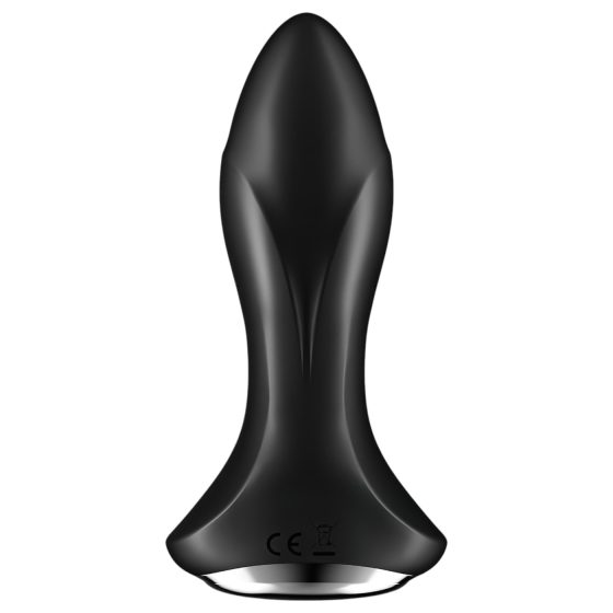 Satisfyer Rotator Plug 1 - anální vibrátor s perlami (černý)