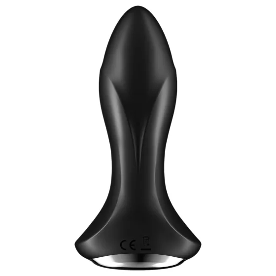 Satisfyer Rotator Plug 1 - anální vibrátor s korálky (černý)