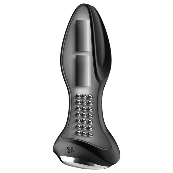 Satisfyer Rotator Plug 2 - anální vibrátor s korálky (černý)