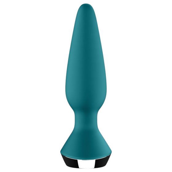 Satisfyer Plug-ilicious 1 - chytrý anální vibrátor (zelený)
