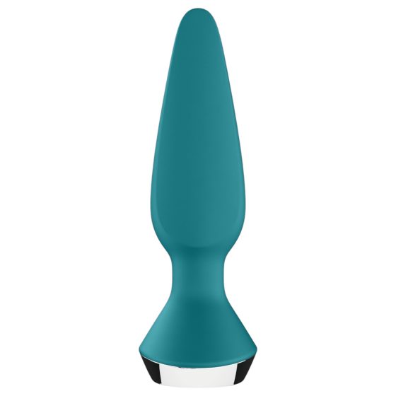 Satisfyer Plug-ilicious 1 - chytrý anální vibrátor (zelený)