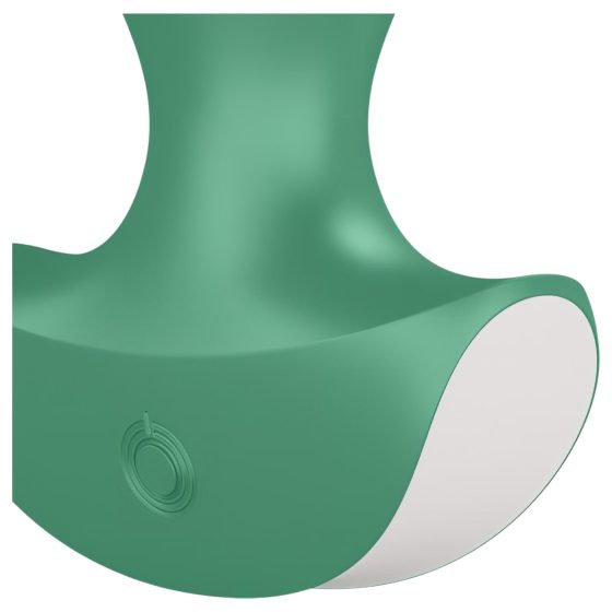 Satisfyer - anální vibrátor s vibracemi - dobíjecí, vodotěsný, zelený