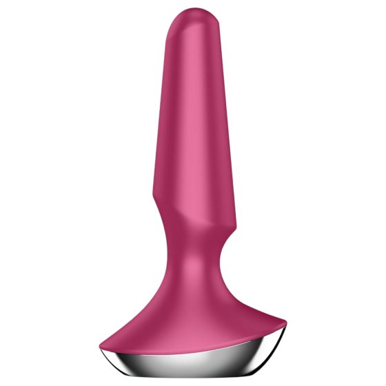Satisfyer Plug-ilicious 2 - chytrý anální vibrátor (červený)