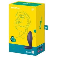   Satisfyer Power Plug - anální vibrátor ovládaný aplikací (fialový)