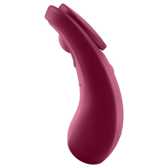Satisfyer - inteligentní vibrační kalhotky - vodotěsné, červené