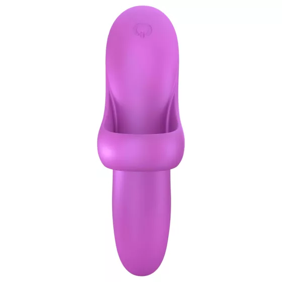 Satisfyer Bold Lover - akumulátorový, vodotěsný vibrační prstový stimulátor (růžový)
