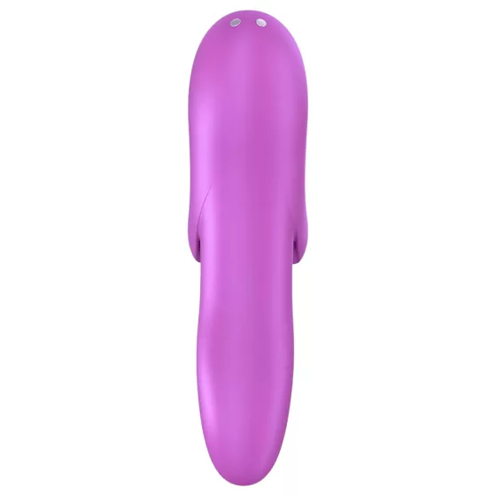 Satisfyer Bold Lover - akumulátorový, vodotěsný vibrační prstový stimulátor (růžový)