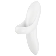   Satisfyer Odvážný Milenec - nabíjecí, voděodolný prstový vibrátor (bílý)