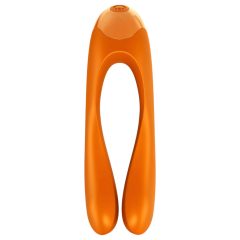   Satisfyer - vibrátor dvouramenný, vodotěsný, nabíjecí - oranžový