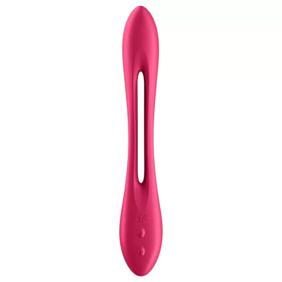 Satisfyer - flexibilní párový vibrátor - dobíjecí, červený