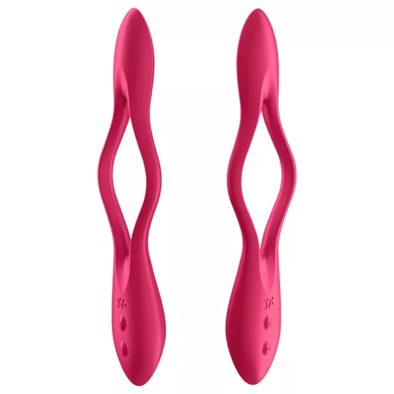 Satisfyer - flexibilní párový vibrátor - dobíjecí, červený