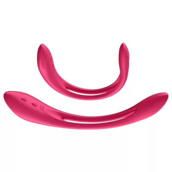 Satisfyer - flexibilní párový vibrátor - dobíjecí, červený