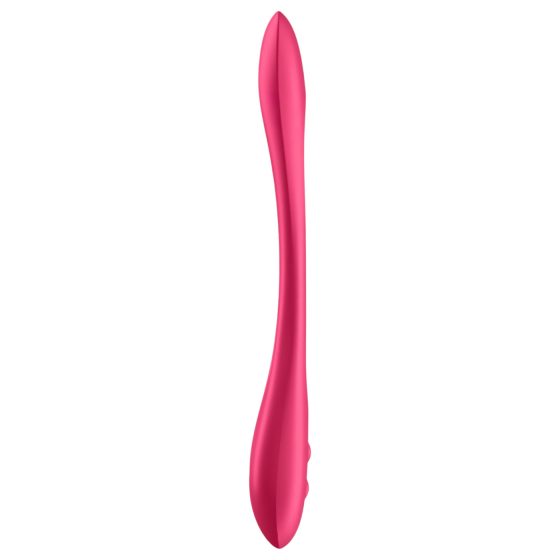 Satisfyer Elastic Joy - akumulátorový, flexibilní párový vibrátor (červený)