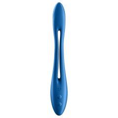   Satisfyer Elastic Game - akumulátorový, flexibilní párový vibrátor (modrý)