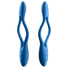  Satisfyer Elastic Game - akumulátorový, flexibilní párový vibrátor (modrý)