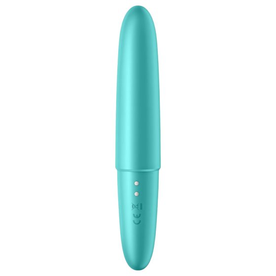 Satisfyer - mini vibrátor vodotěsný - Ultra Power Bullet 6 - tyrkysový