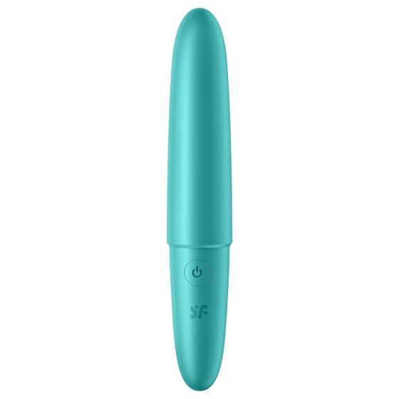 Satisfyer - mini vibrátor vodotěsný - Ultra Power Bullet 6 - tyrkysový