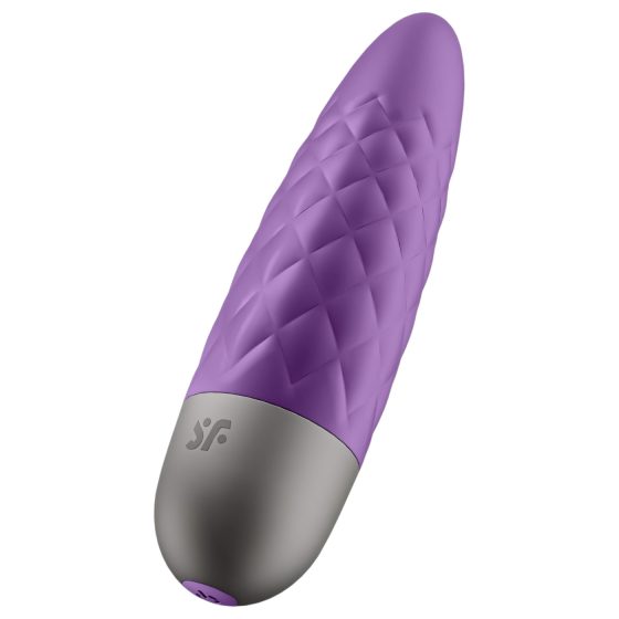 Satisfyer - mini vibrátor na klitoris - dobíjecí, vodotěsný, fialový