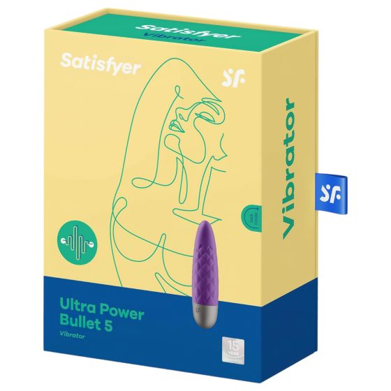Satisfyer - mini vibrátor na klitoris - dobíjecí, vodotěsný, fialový