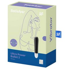   Satisfyer Ultra Power Bullet 2 - vodotěsný vibrátor (černý)