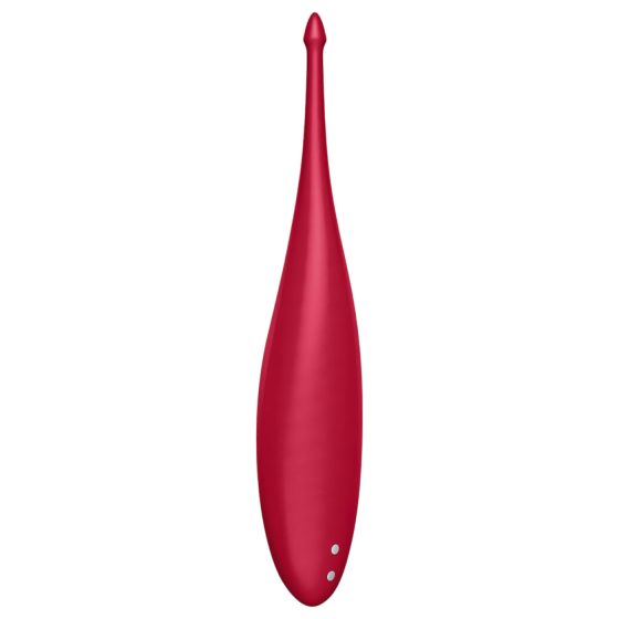 Satisfyer Twirling Fun - dobíjecí, vodotěsný vibrátor na klitoris (červený)