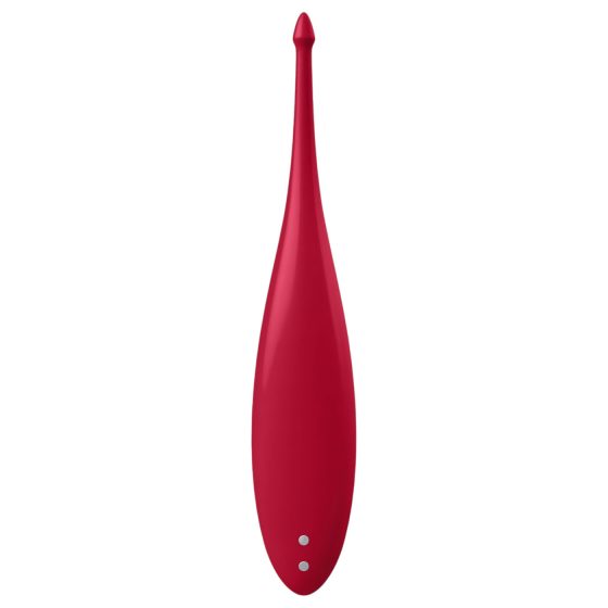 Satisfyer Twirling Fun - dobíjecí, vodotěsný vibrátor na klitoris (červený)