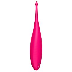   Satisfyer Twirling Fun - akumulátorový, vodotěsný klitorální vibrátor (růžový)