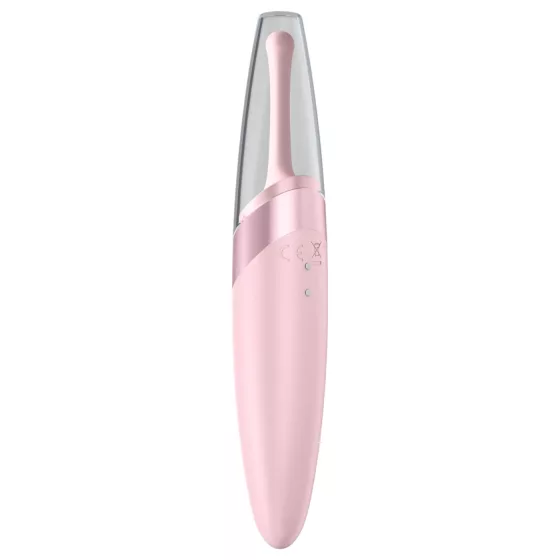 Satisfyer Twirling Delight - vibrační stimulátor klitorisu - vodotěsný - růžový