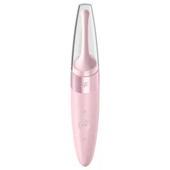 Satisfyer Twirling Delight - vibrační stimulátor klitorisu - vodotěsný - růžový