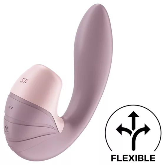 Satisfyer Supernova - akumulátorový, tlakový 2v1 vibrátor (růžový)