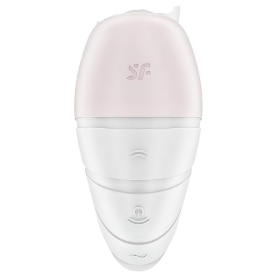 Satisfyer Supernova - dobíjecí, vzduchový 2v1 vibrátor (bílý)