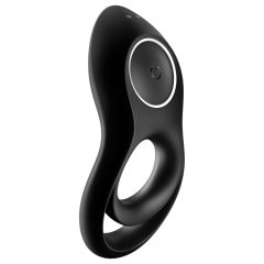   Satisfyer Legendary Duo - akumulátorový vibrační kroužek na penis (černý)