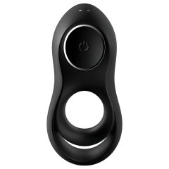   Satisfyer Legendary Duo - akumulátorový vibrační kroužek na penis (černý)