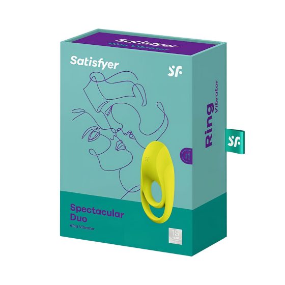 Satisfyer Spectacular - voděodolný vibrační kroužek na penis (žlutý)