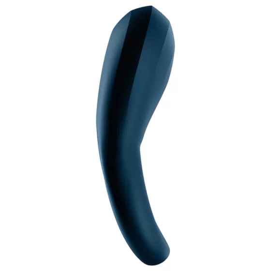 Satisfyer Epic Duo - vibrátorový erekční kroužek pro muže ovládaný aplikací (černý)