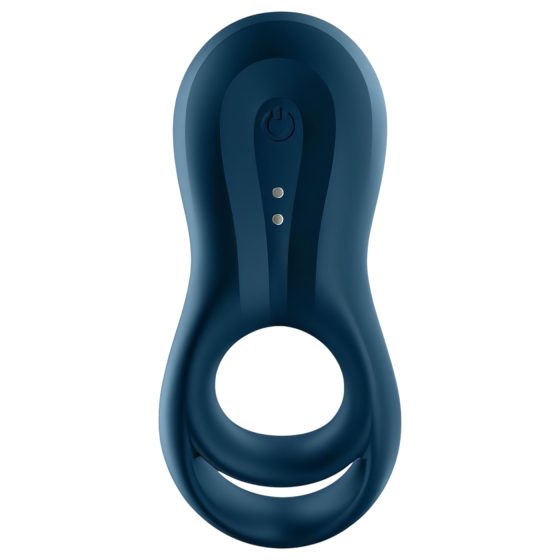 Satisfyer Epic Duo - chytrý vibrační erekční kroužek (černý)