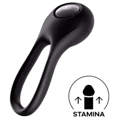   Satisfyer Majestic Duo - akumulátorový, vodotěsný erekční kroužek (černý)