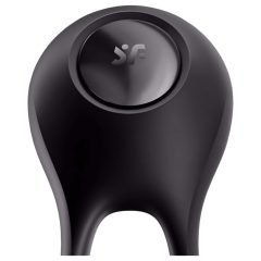   Satisfyer Majestic Duo - akumulátorový, vodotěsný kroužek na penis (černý)