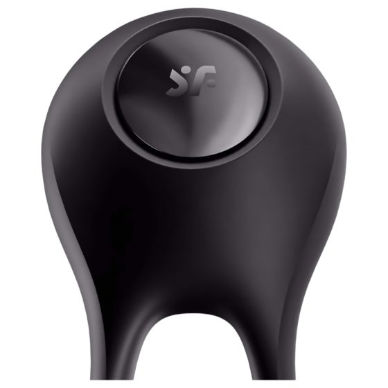 Satisfyer Majestic Duo - akumulátorový, vodotěsný kroužek na penis (černý)