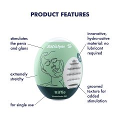 Satisfyer Egg Riffle - vajíčkový masturbátor (1 ks)