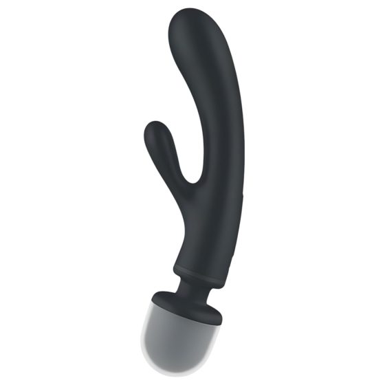 Satisfyer Triple Lover - G-bod a masážní vibrátor (stříbrný)
