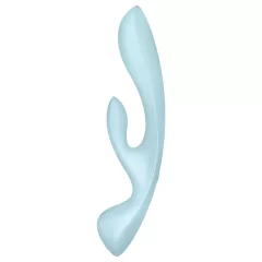   / Satisfyer Triple Oh - akumulátorový vibrátor s ramenem na klitoris (modrý)