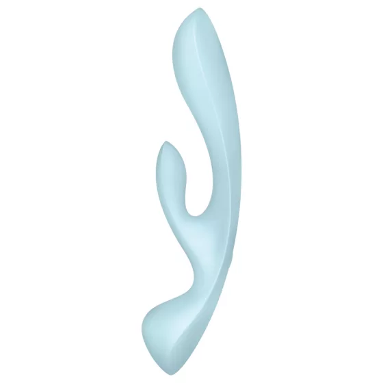 / Satisfyer Triple Oh - akumulátorový vibrátor s ramenem na klitoris (modrý)