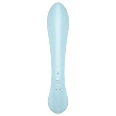   Satisfyer Triple Oh - dobíjecí vibrátor s klitoriálním ramenem (modrý)