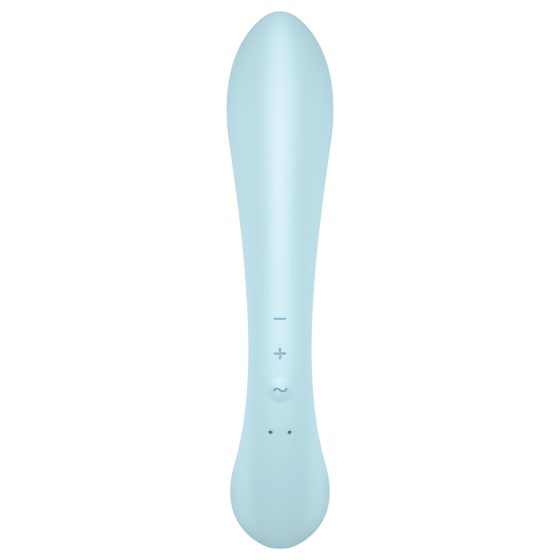 Satisfyer Triple Oh - dobíjecí vibrátor s klitoriálním ramenem (modrý)