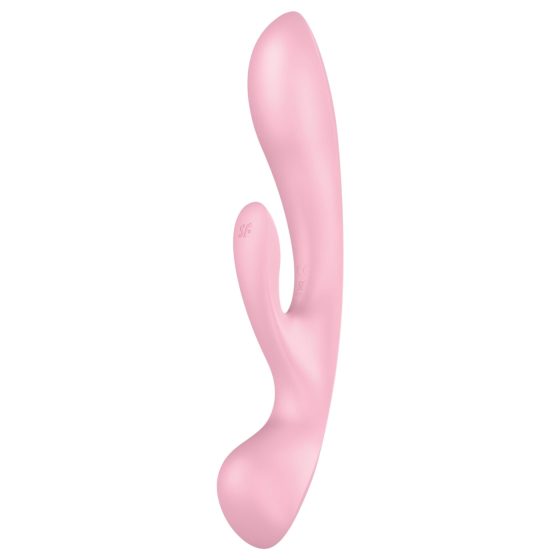 Satisfyer Triple Oh - dobíjecí vibrátor s klitorálním ramenem (růžový)