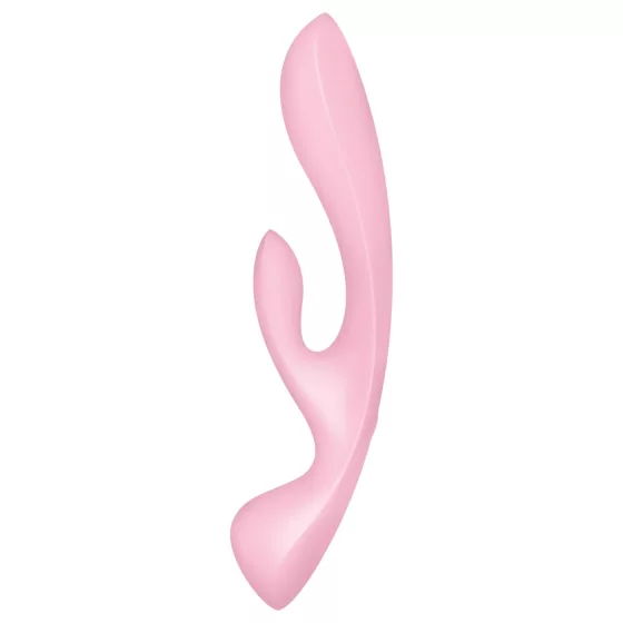 Satisfyer Triple Oh - akumulátorový vibrátor s ramenem na klitoris (růžový)