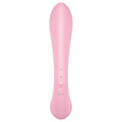   Satisfyer Triple Oh - dobíjecí vibrátor s klitorálním ramenem (růžový)
