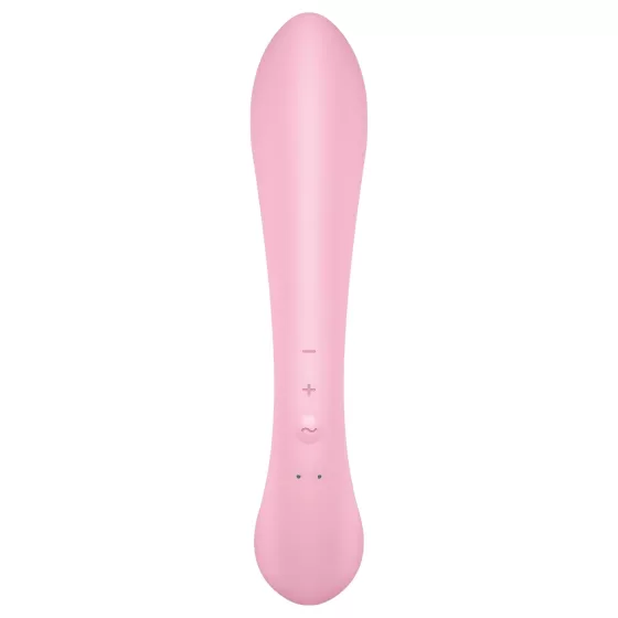 Satisfyer Triple Oh - akumulátorový vibrátor s ramenem na klitoris (růžový)