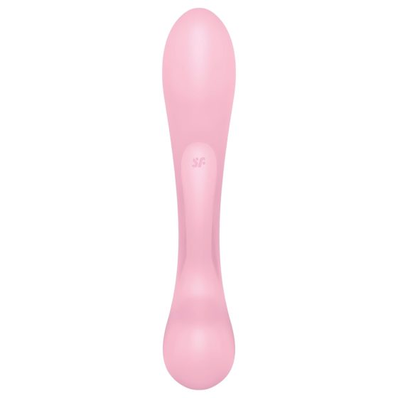 Satisfyer Triple Oh - dobíjecí vibrátor s klitorálním ramenem (růžový)